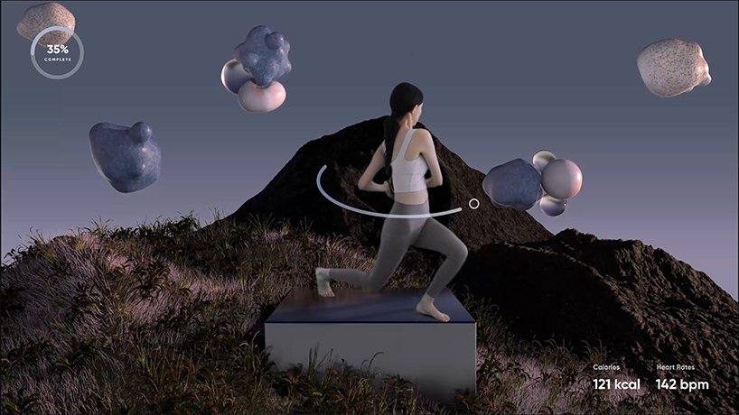 嘉合优品说设计： “merge”智能健身镜创建一个虚拟世界，让你在里面锻炼(图7)