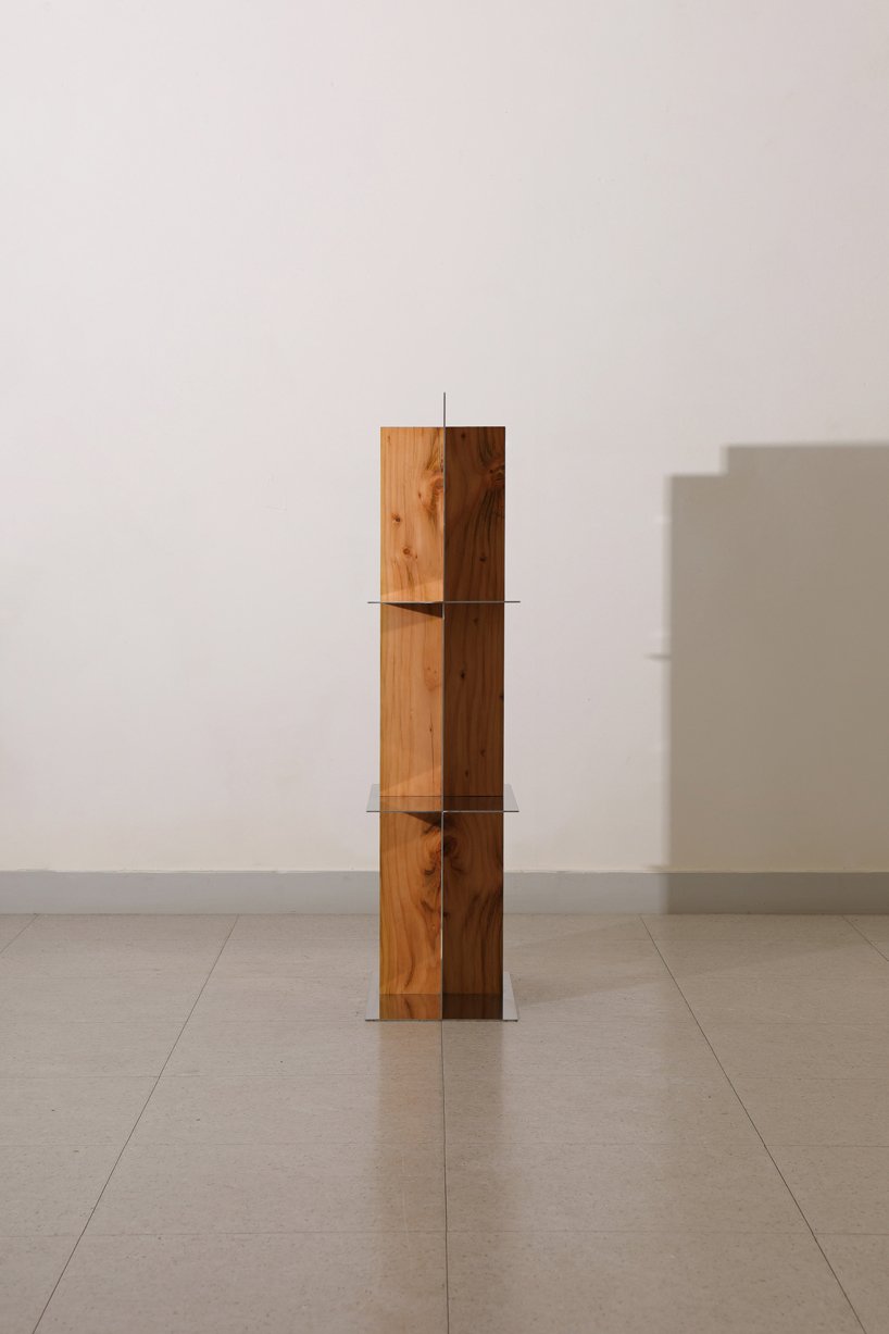 嘉合优品说设： 为shinkyu-shon的“分体式”家具系列，木柱与金属+玻璃融合(图10)