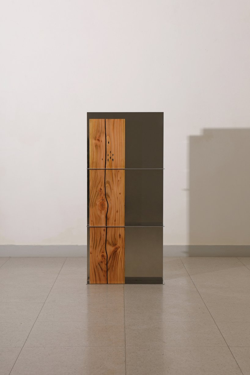 嘉合优品说设： 为shinkyu-shon的“分体式”家具系列，木柱与金属+玻璃融合(图9)