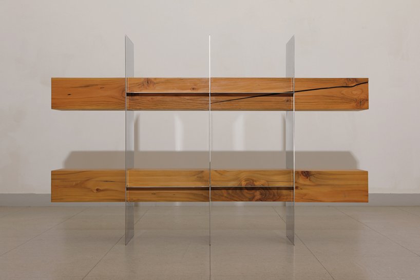嘉合优品说设： 为shinkyu-shon的“分体式”家具系列，木柱与金属+玻璃融合(图14)