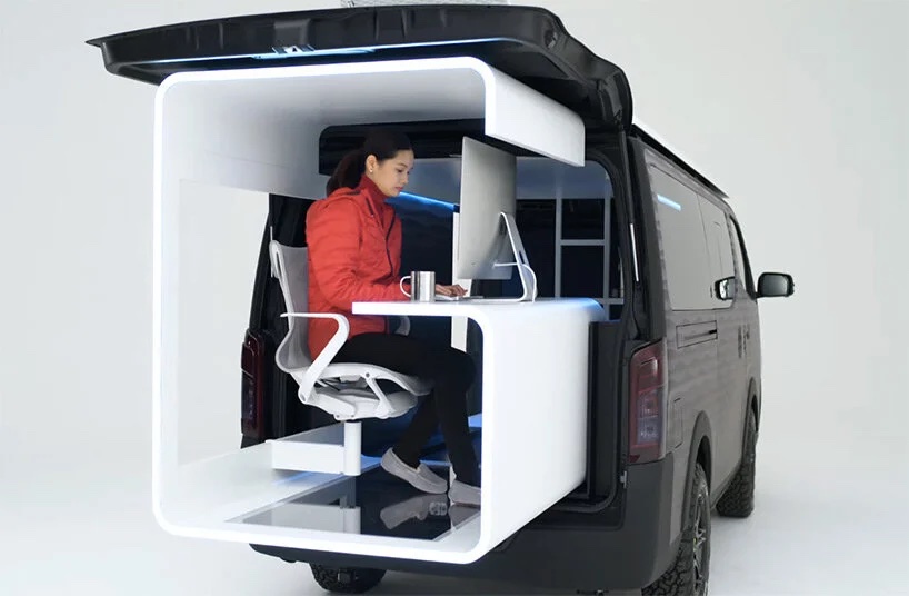 工业设计改变生活：尼桑设计了一种可以在任何地方工作的大篷车(图4)