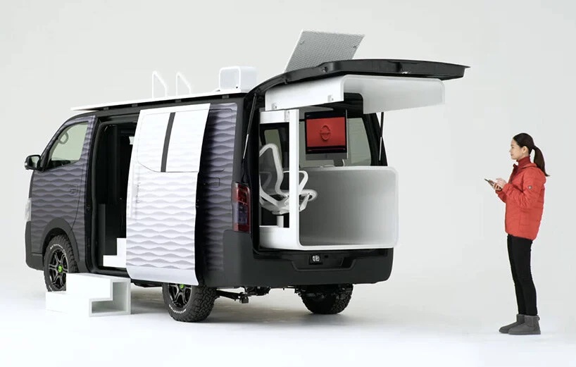工业设计改变生活：尼桑设计了一种可以在任何地方工作的大篷车(图5)
