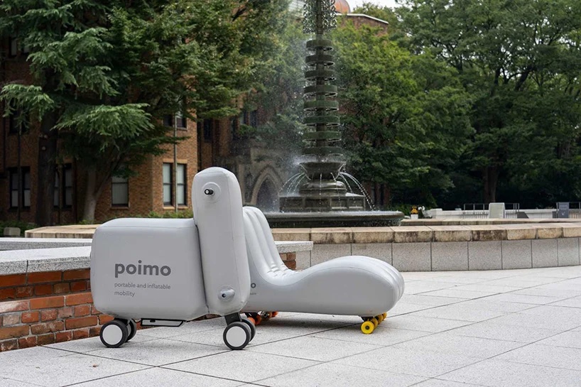 工业设计改变生活：poimo是一种充气电动滑板车，可以放进你的背包里(图8)