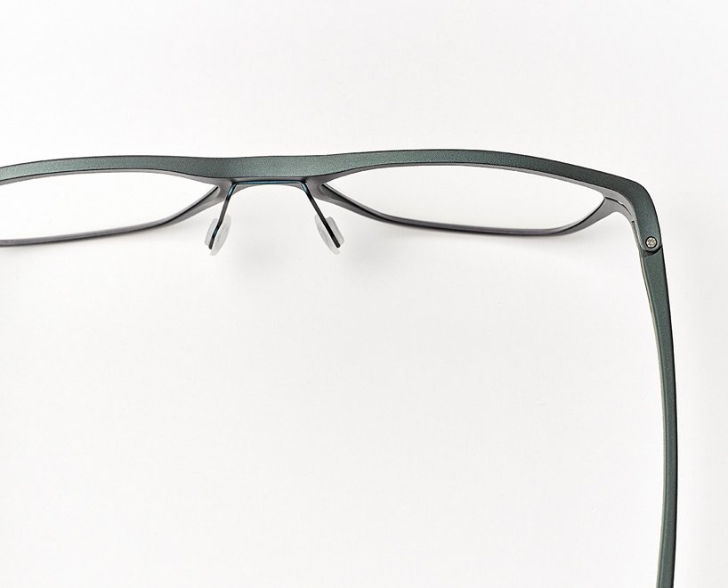 alberto meda为jin眼镜系列重新设计了眼镜和镜框之间的关系(图1)