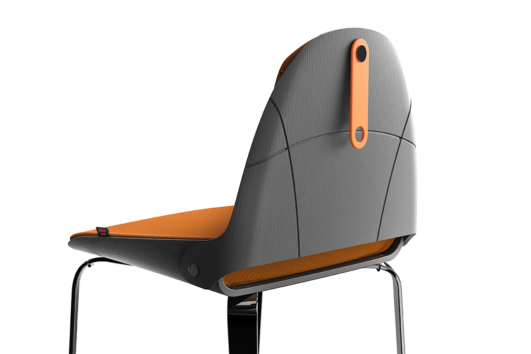 可以折叠成背包大小的折叠式椅子产品设计(图5)