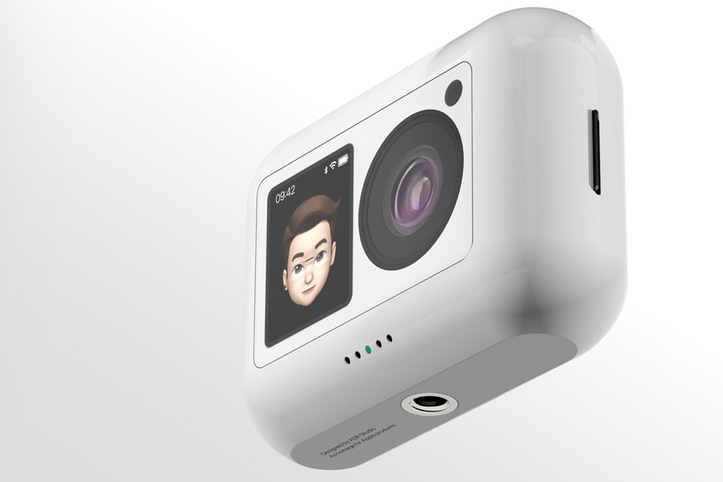 带有高级功能的苹果运动摄像头产品设计可能会成为gopro的对手(图2)