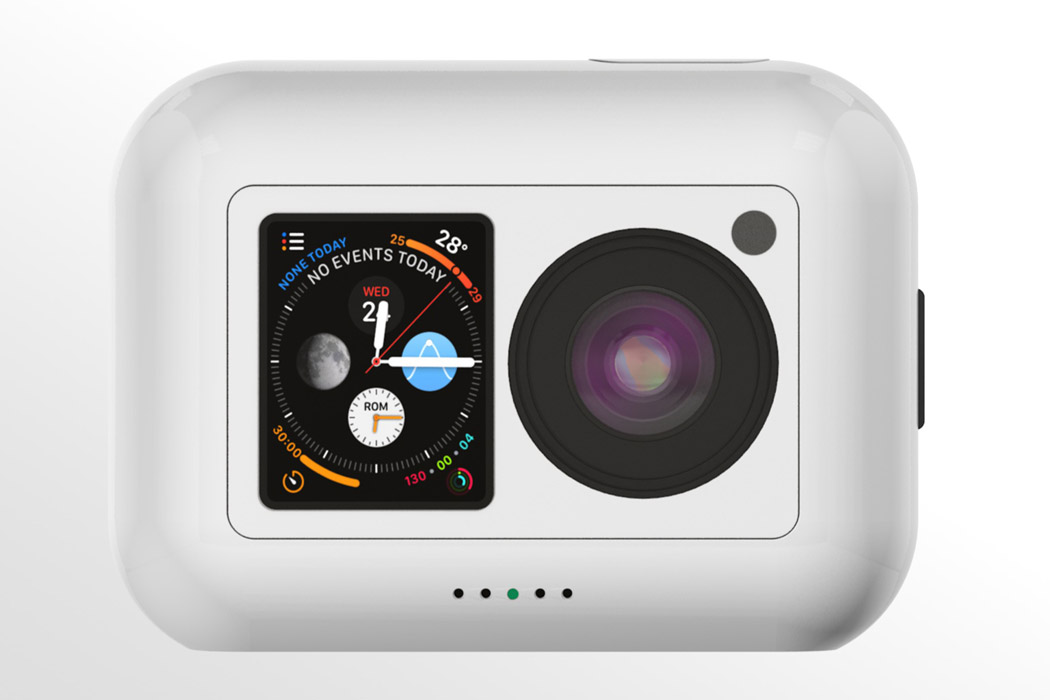 带有高级功能的苹果运动摄像头产品设计可能会成为gopro的对手(图6)